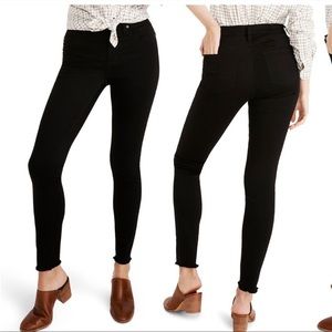 Madewell High-Rise Skinny Jeans in Black